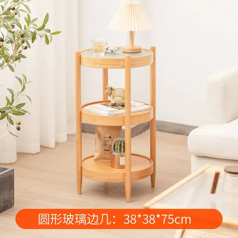 Sofa Side Tables Living Room Small Round Tables with Crabapple Flower Glass Balcony Coffee Table Bamboo Shelf Table Corner Mesa
Sofa Side Tables Living Room Small Round Tables with Crabapple Flower Glass Balcony Coffee Table Bamboo Shelf Table Corner Mesa