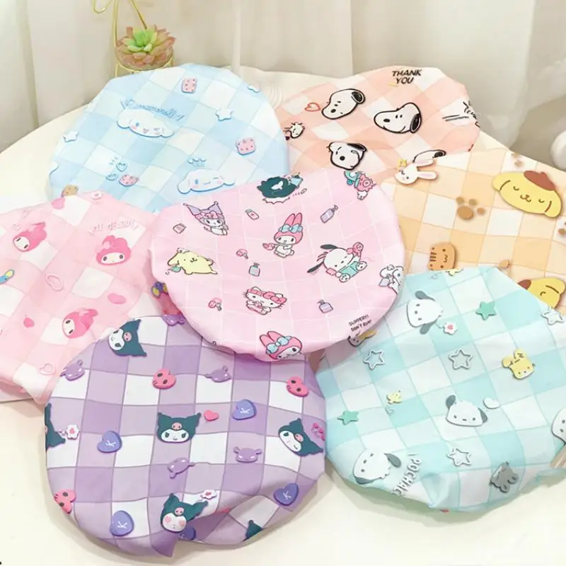 Милая двойная шапочка для ванны Cinnamoroll, шапочка для мытья Kuromi, водонепроницаемая шапочка для душа, кухонная многофункциональная шапочка для ухода за кожей с защитой от ультрафиолета
Милая двойная шапочка для ванны Cinnamoroll, шапочка для мытья Kuromi, водонепроницаемая шапочка для душа, кухонная многофункциональная шапочка для ухода за кожей с защитой от ультрафиолета