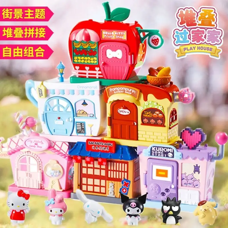 Sanrio, Hello Kitty Kuromi Cinnamoroll игрушечный домик уличный вид Сращивание сборная составная коллекция моделей милые подарки
Sanrio, Hello Kitty Kuromi Cinnamoroll игрушечный домик уличный вид Сращивание сборная составная коллекция моделей милые подарки