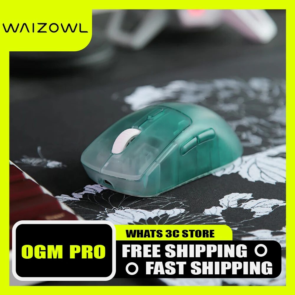 Waizowl Ogm Pro Mosue Tri Mode Bluetooth Wireless Ergonomics Lightweight Gamer Mouse E-sports Accessory for Computer Gaming Gift
Waizowl Ogm Pro Mosue Tri Mode Bluetooth Wireless Ergonomics Lightweight Gamer Mouse E-sports Accessory for Computer Gaming Gift