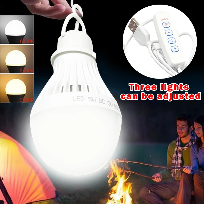 Outdoor Camping Light LED Three Color Adjustable Temperature USB Charging Hanging Light Barbecue Fishing Night Run Lighting
Outdoor Camping Light LED Three Color Adjustable Temperature USB Charging Hanging Light Barbecue Fishing Night Run Lighting