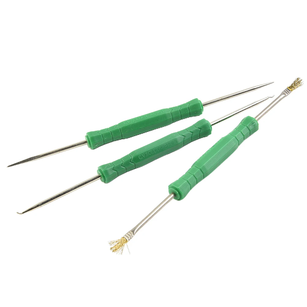 6pcs Welding Tool Welding Awl Blue & Black Brush Carbon Steel Fork Hook PCB Board Cleaning Power Tools Push Rod
6pcs Welding Tool Welding Awl Blue & Black Brush Carbon Steel Fork Hook PCB Board Cleaning Power Tools Push Rod