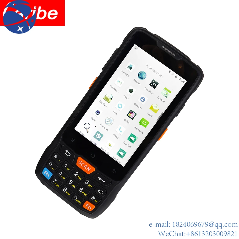 CARIBE Wireless Honeywell Android Handheld Terminal Programmable Barcode Scanner with 4.0 inch Touch Screen
CARIBE Wireless Honeywell Android Handheld Terminal Programmable Barcode Scanner with 4.0 inch Touch Screen