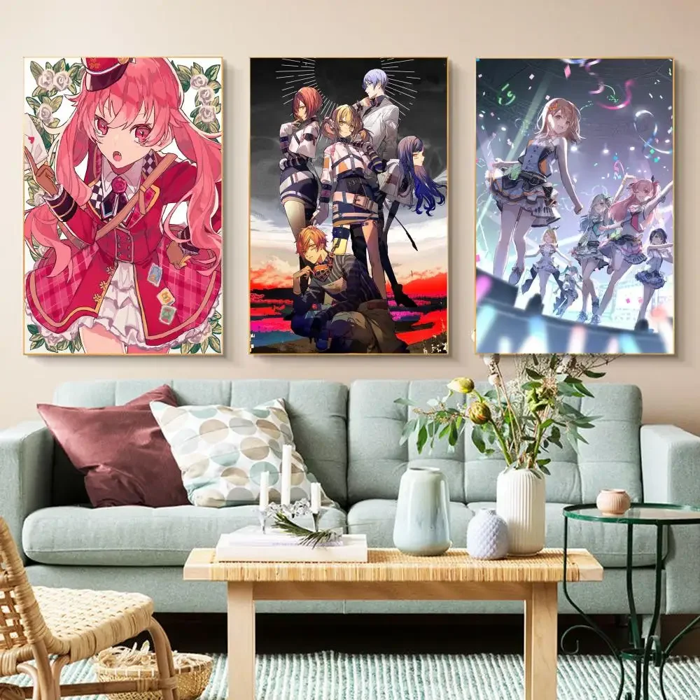 

Project Sekai Poster Anime Posters Sticky HD Quality Poster Wall Art Painting Study Wall Decor