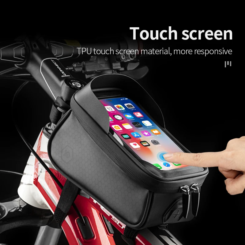 

CoolChange Touch Screen Bike Bag Frame Bicycle Bag Front Top Tube Cycling Bag Waterproof Bag MTB Accesorios Bicycle Accessories