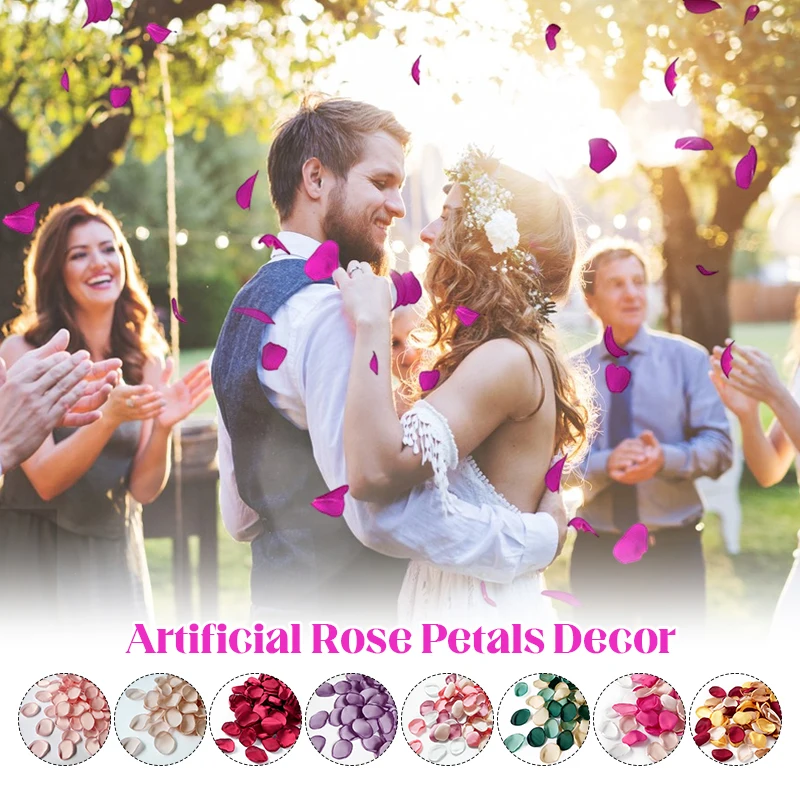 200Pcs Wedding Silk Rose Petals Colorful Love Romantic Bridal Flower Girl Basket Wedding Party Flower Decoration Roses Supplies
200Pcs Wedding Silk Rose Petals Colorful Love Romantic Bridal Flower Girl Basket Wedding Party Flower Decoration Roses Supplies