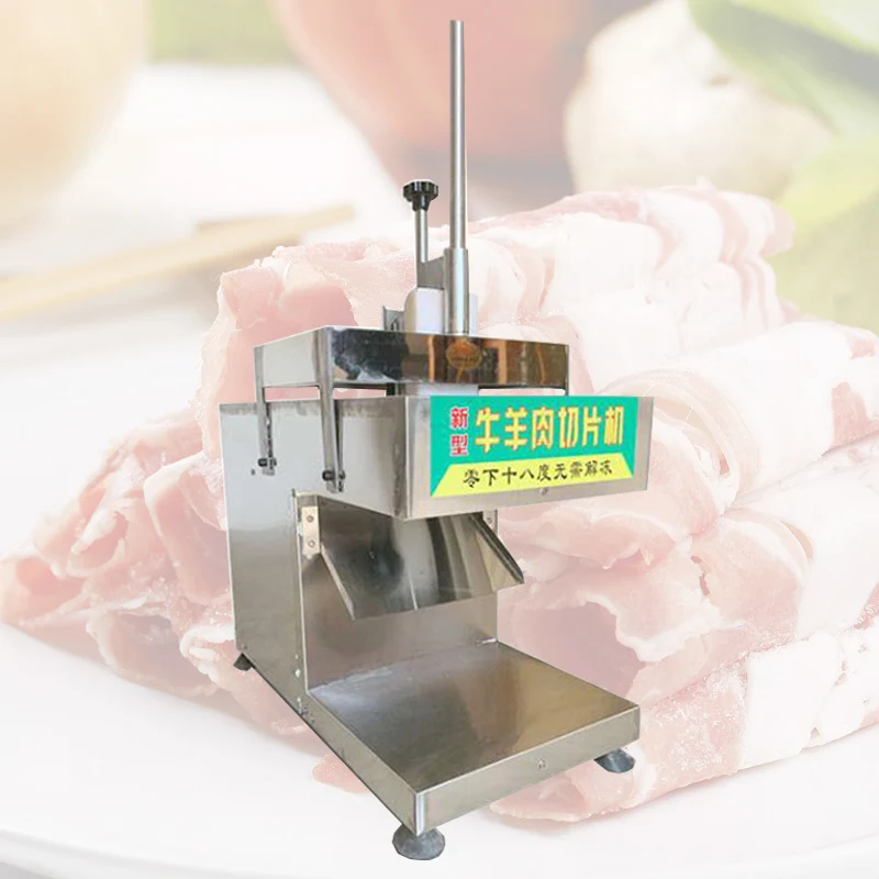 

Fully automatic electric meat slicer cutter industrial frozen meat slicer