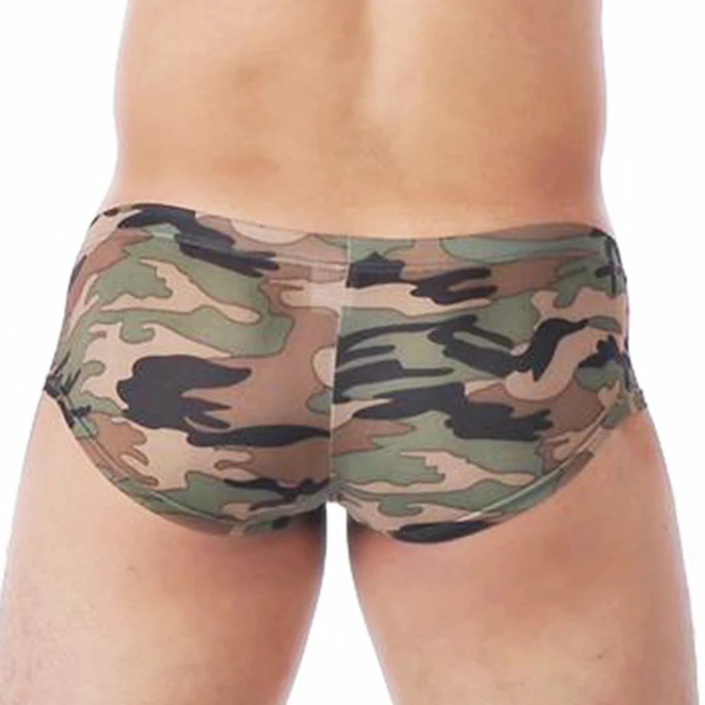 New Men's Camouflage Briefs Low Waist Breathable Underwear Hip Lift Boxers Casual Swim Shorts Underpants Thin Quickly Dry Pants
New Men's Camouflage Briefs Low Waist Breathable Underwear Hip Lift Boxers Casual Swim Shorts Underpants Thin Quickly Dry Pants
