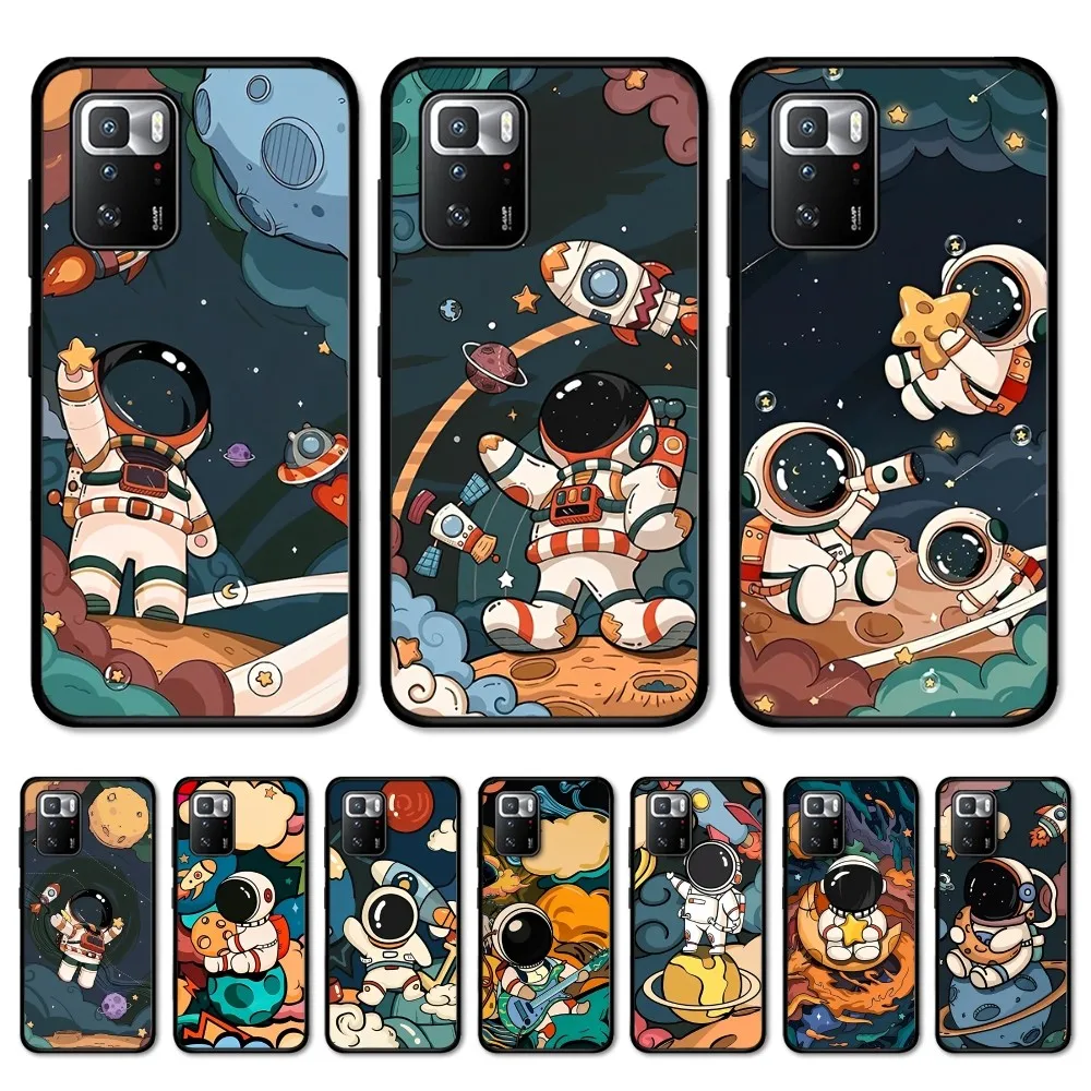 Cute Cartoon Astronaut Phone Case For Redmi 5 6 7 8 9 10 plus pro 6 7 8 9 A GO K20 K30 K40 pro plus F3 Fundas
Cute Cartoon Astronaut Phone Case For Redmi 5 6 7 8 9 10 plus pro 6 7 8 9 A GO K20 K30 K40 pro plus F3 Fundas