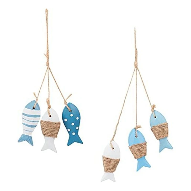Nautical Wall Hanging Ornament Wood Fish Decor Mediterranean Style Wood Pendant Ornaments For Wall Door Hanging Decor Durable
Nautical Wall Hanging Ornament Wood Fish Decor Mediterranean Style Wood Pendant Ornaments For Wall Door Hanging Decor Durable