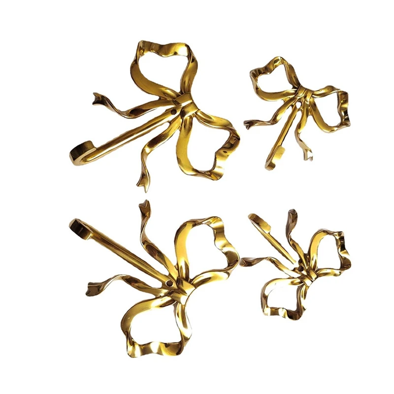 2 Pcs Bow Hook Towel Robe Hook, Brass Wall Hook Wall Hanging Towel Hook For Bathroom Bedroom Bathrobe
2 Pcs Bow Hook Towel Robe Hook, Brass Wall Hook Wall Hanging Towel Hook For Bathroom Bedroom Bathrobe