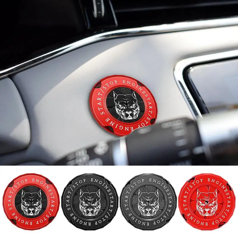 Dog Pattern Car Moto Engine Start Stop Button Cover Rotary Luxurious Car Interior Ignition Decoration Key Start Button Protector
Dog Pattern Car Moto Engine Start Stop Button Cover Rotary Luxurious Car Interior Ignition Decoration Key Start Button Protector