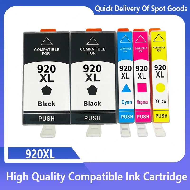 

Compatible Ink Cartridges For HP 920 Deskjet 6000 6500 7000 7500A Printer full For HP920 XL 920XL Cartridge For HP920XL