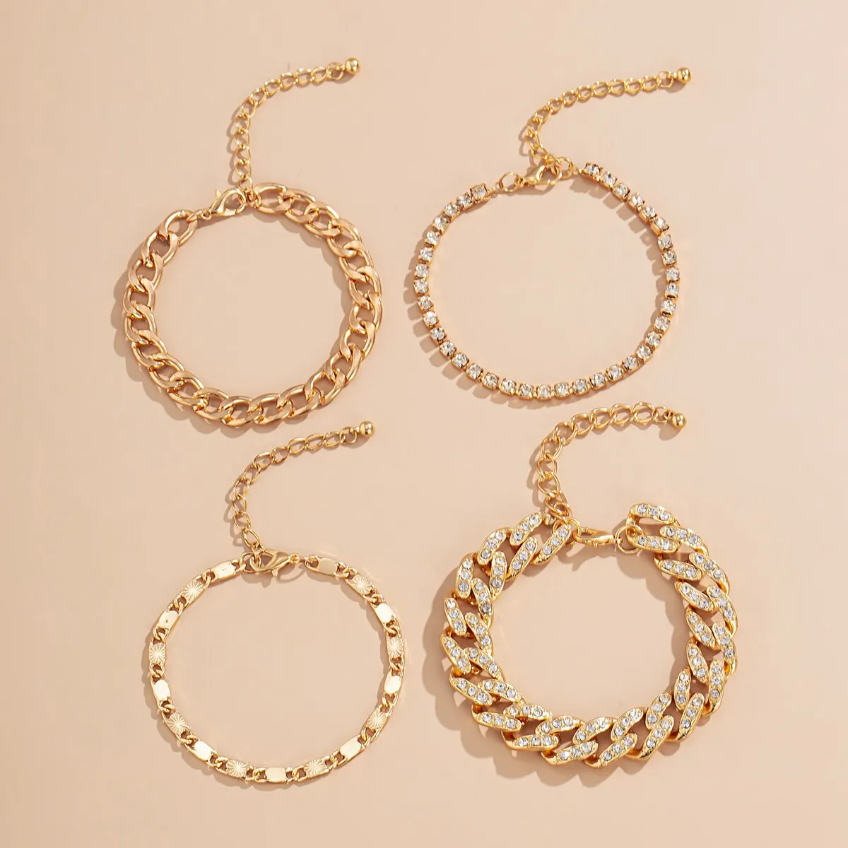 Punk Heavy Metal Rhinestone Chain Bracelets Set for Women Adjustable Crystal Pulseras Bangles Hand Jewelry Gift Steampunk Men 10 Mallzona S38f21de96ed4445cb154e88681c39434c Punk Heavy Metal Rhinestone Chain Bracelets Set for Women Adjustable Crystal Pulseras Bangles Hand Jewelry Gift Steampunk Men Mallzona