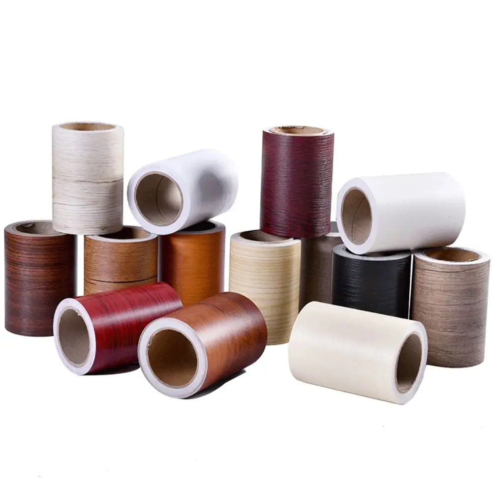 

10M/Roll Windowsill Waist Line Wallpaper Home Decor Wood Grain Door Frame Skirting Line Self-adhesive PVC Wall Border Sticker