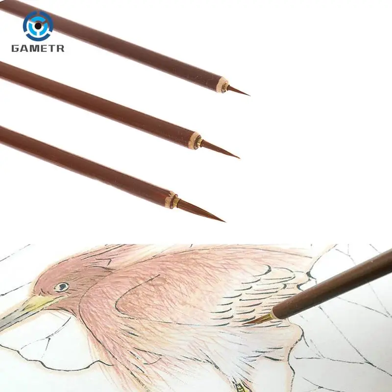 1pc Wolves Hair Brush Pen Hook Line Paint Brush Chinese Calligraphy Brush Art Oil Painting Drawing Brush
1pc Wolves Hair Brush Pen Hook Line Paint Brush Chinese Calligraphy Brush Art Oil Painting Drawing Brush
