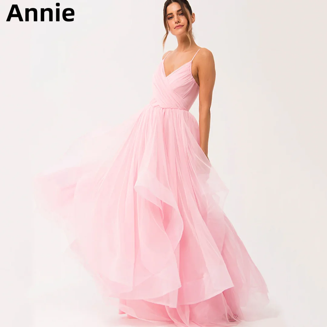 Annie Princess Light Pink Prom Dresses Tulle Ruffle Layering Evening Dresses Wedding Party Dresses 2024 Vestidos De Fiesta
Annie Princess Light Pink Prom Dresses Tulle Ruffle Layering Evening Dresses Wedding Party Dresses 2024 Vestidos De Fiesta