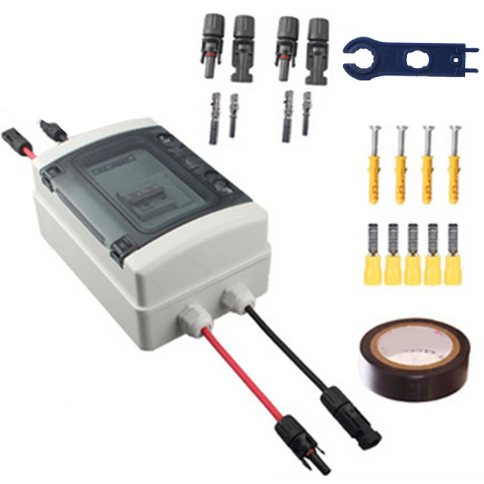 HA-4 PV Isolation Distribution Box DC500V 32A Isolation Switch Outdoor Waterproof Box Circuit Safety Switch M20 Connector
HA-4 PV Isolation Distribution Box DC500V 32A Isolation Switch Outdoor Waterproof Box Circuit Safety Switch M20 Connector