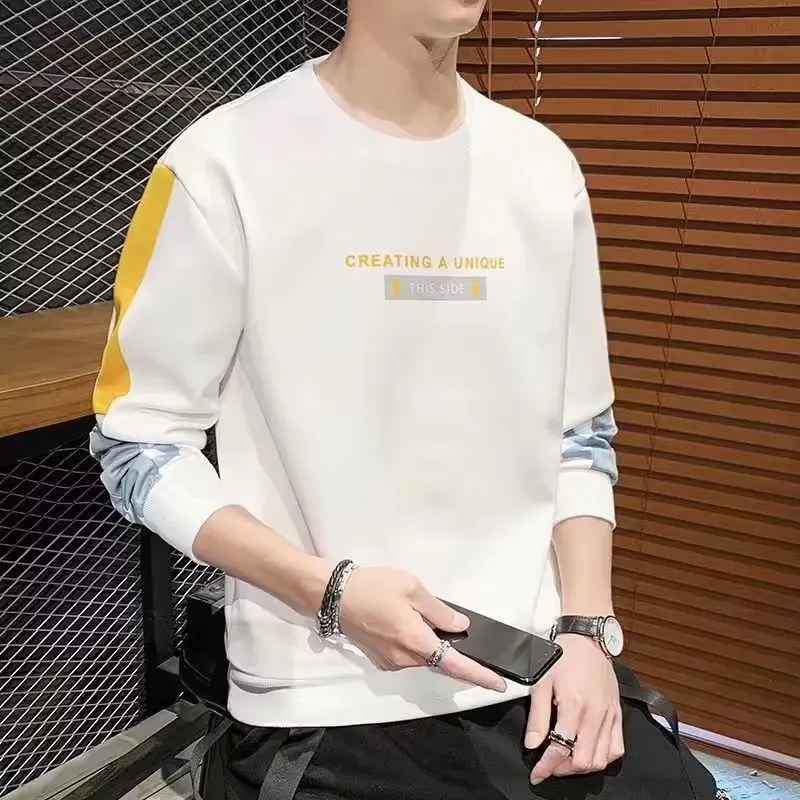 Male Clothes Sweatshirts Men Long Sleeve T-shirt Korean Version Leisure Spring And Autumn Harajuku Hoodies Y2k Trend Pullover
Male Clothes Sweatshirts Men Long Sleeve T-shirt Korean Version Leisure Spring And Autumn Harajuku Hoodies Y2k Trend Pullover