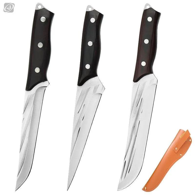 3 Pcs 5Cr15Mov Stainless Steel Forged Butcher Knives Set Meat Cleaver Boning Knife Fishing Accessories Knife With Holster
3 Pcs 5Cr15Mov Stainless Steel Forged Butcher Knives Set Meat Cleaver Boning Knife Fishing Accessories Knife With Holster