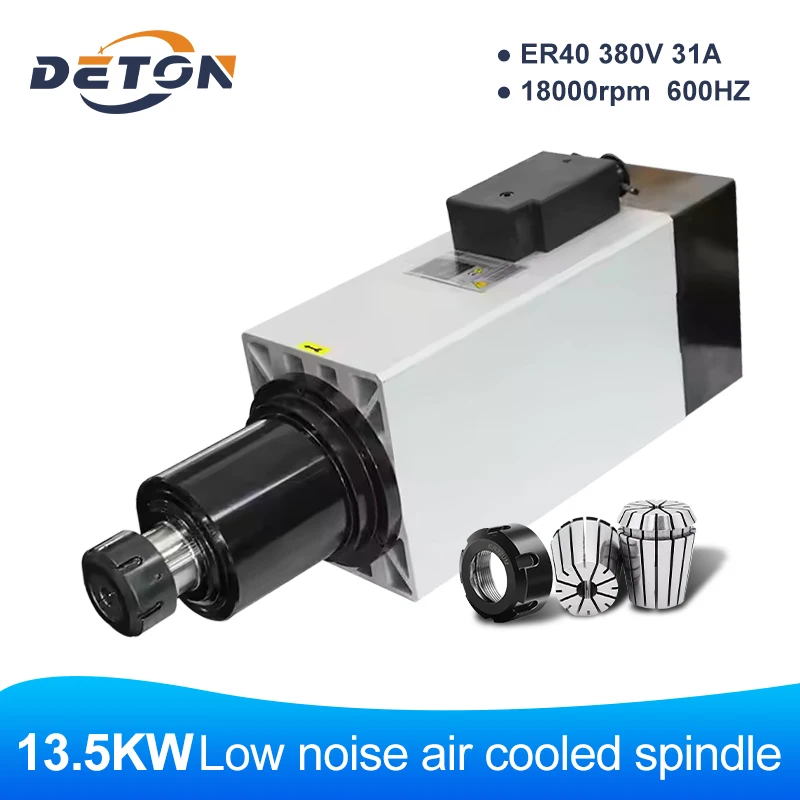 13.5KW High Power Air-cooled Spindle Motor Independent Air-cooled Cooling ER40 18000rpm CNC Engraving Machine GDF87-18Z/13.5
13.5KW High Power Air-cooled Spindle Motor Independent Air-cooled Cooling ER40 18000rpm CNC Engraving Machine GDF87-18Z/13.5