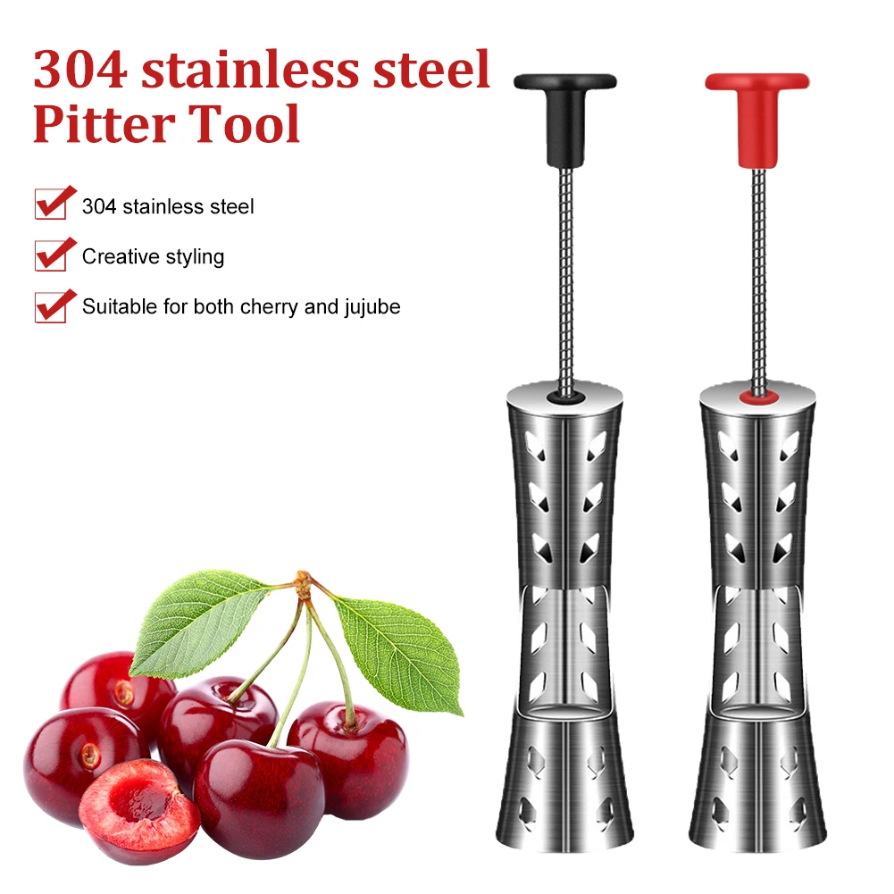 Cherry Pitter 304 Stainless Steel Cherry Seed Remover Tool 12mm Pitter Size Press Type Stoner Fruit Pit Corer Kitchen Gadget
Cherry Pitter 304 Stainless Steel Cherry Seed Remover Tool 12mm Pitter Size Press Type Stoner Fruit Pit Corer Kitchen Gadget