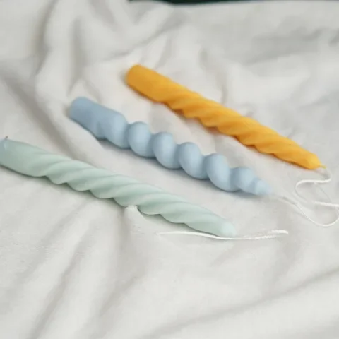 Twisted Silicone Candle Mold Geometric Rotating Wave Candle Making Mold Resin Molds for Candle Making Soap Molds Wax Melt Mould
Twisted Silicone Candle Mold Geometric Rotating Wave Candle Making Mold Resin Molds for Candle Making Soap Molds Wax Melt Mould