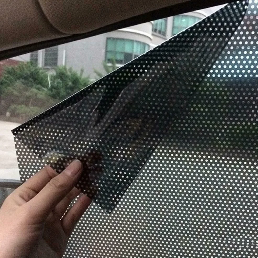 2 PCS Car Curtain Windshield Sticker Sun Shade UV Protection Casement Film 63cmx42cm Glue Sticker PVC Material
2 PCS Car Curtain Windshield Sticker Sun Shade UV Protection Casement Film 63cmx42cm Glue Sticker PVC Material