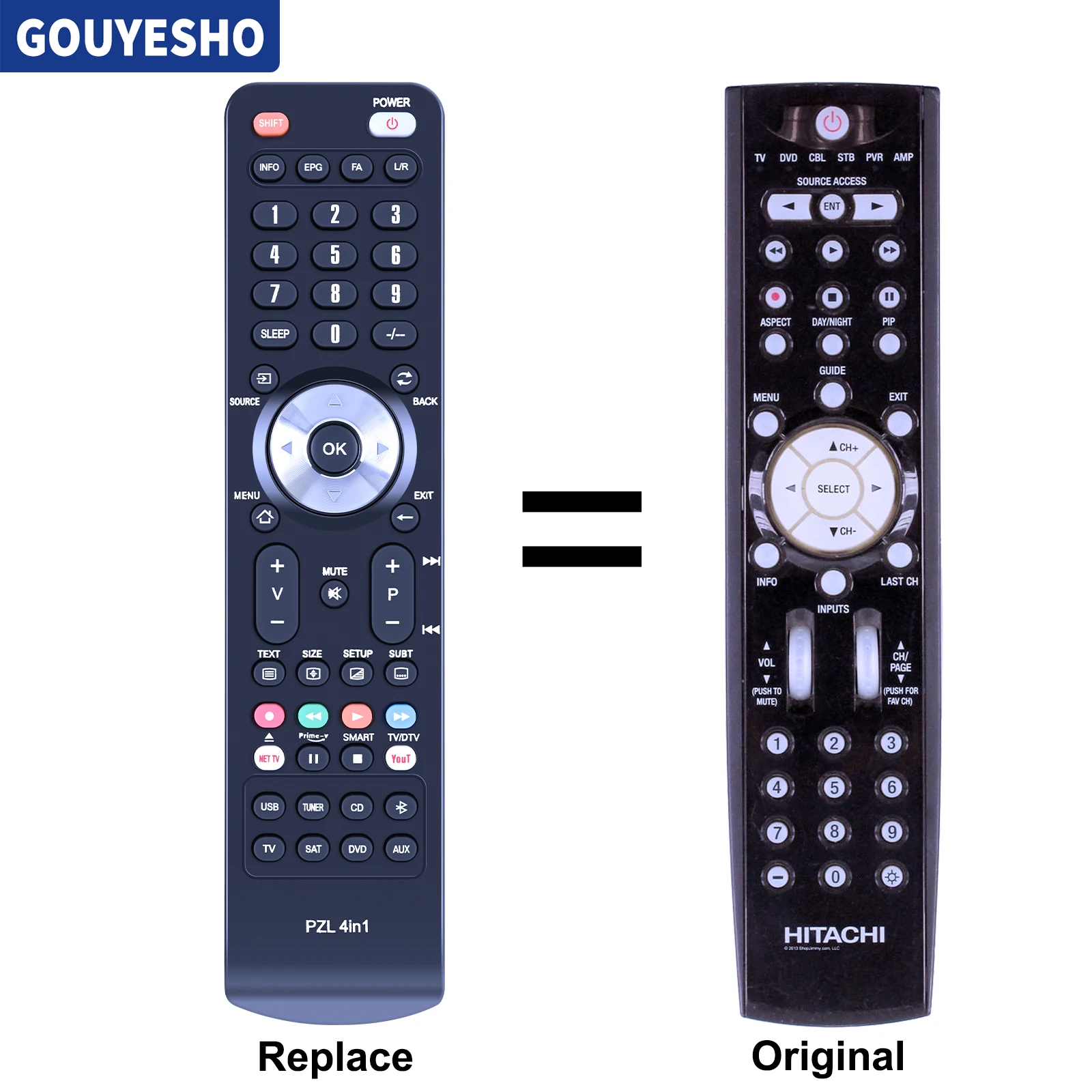 New Remote Control HL02069 for Hitachi TV CLU-3861WL 55HDT79 37HLX99 42HDT79 42HDT79A 42HDX99
New Remote Control HL02069 for Hitachi TV CLU-3861WL 55HDT79 37HLX99 42HDT79 42HDT79A 42HDX99
