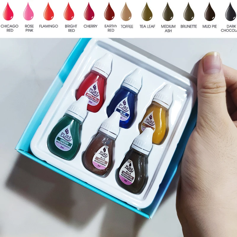 6pcs Tattoo Ink Tattoo Supplies Eyebrow Eyeliner Lips Beauty Microblading Tattoo Ink Pigments for Body Beauty Tattoo Art Ink 
6pcs Tattoo Ink Tattoo Supplies Eyebrow Eyeliner Lips Beauty Microblading Tattoo Ink Pigments for Body Beauty Tattoo Art Ink