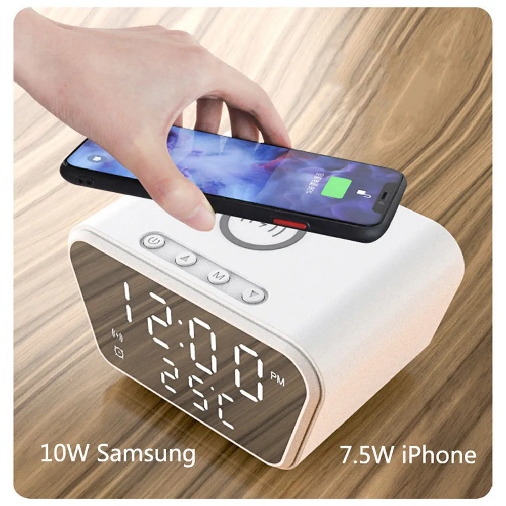 15W Clock Wireless Charger for Iphone 13 Samsung Xiaomi Huawei Clock Temperature Monitor 3 In 1 Desktop Phone Wireless Charging
15W Clock Wireless Charger for Iphone 13 Samsung Xiaomi Huawei Clock Temperature Monitor 3 In 1 Desktop Phone Wireless Charging