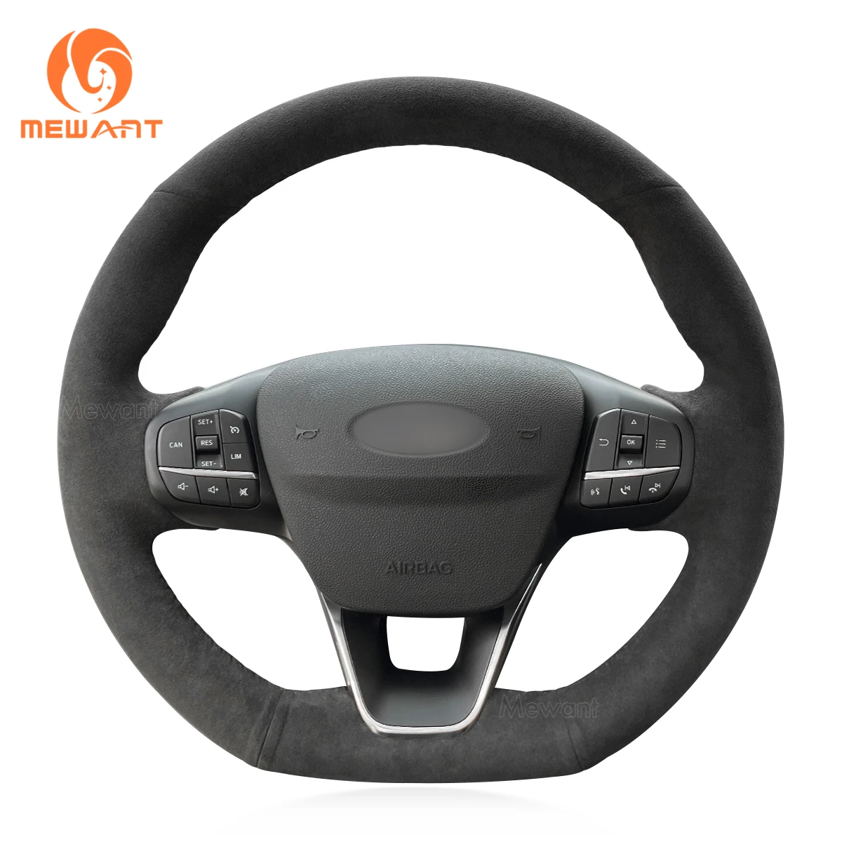 MEWANT Dark Grey Alcantara Car Steering Wheel Cover Wraps for Ford Focus (ST | ST-Line) Fiesta (ST|ST-Line) Kuga (ST-Line) Puma
MEWANT Dark Grey Alcantara Car Steering Wheel Cover Wraps for Ford Focus (ST | ST-Line) Fiesta (ST|ST-Line) Kuga (ST-Line) Puma