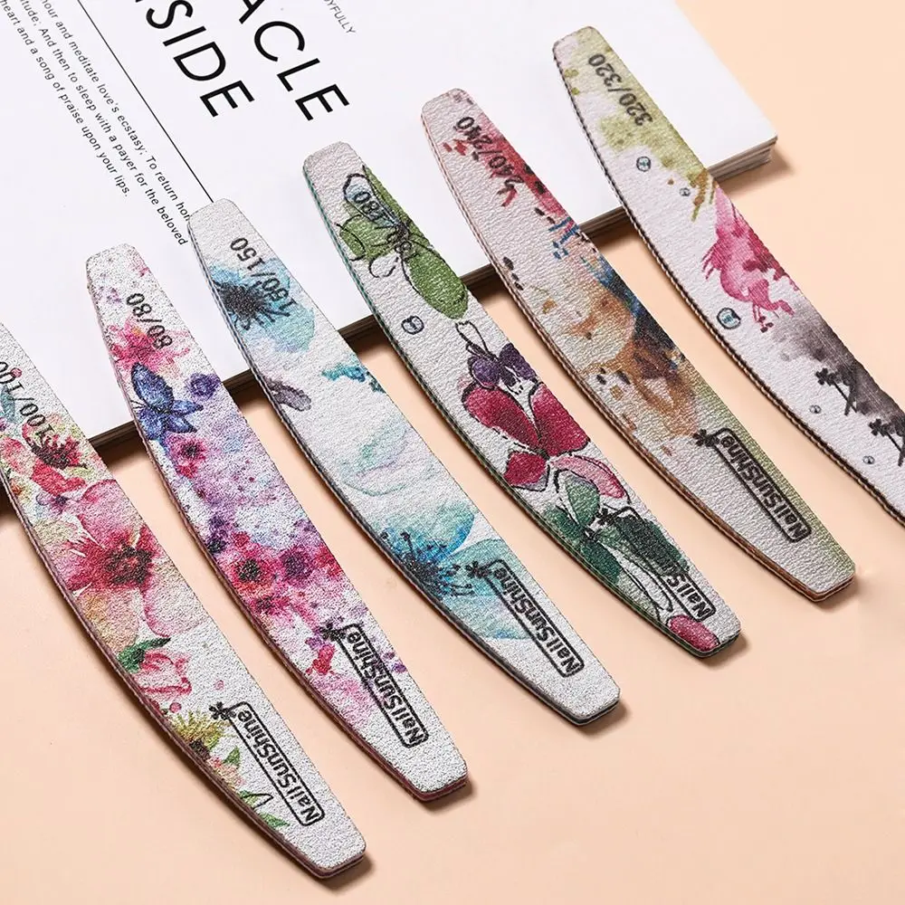5Pcs Colorful Nail File White Sandpaper Washable Flower Printed Nail Buffer Thick Finger Care Nail Sanding Polishing Tools
5Pcs Colorful Nail File White Sandpaper Washable Flower Printed Nail Buffer Thick Finger Care Nail Sanding Polishing Tools
