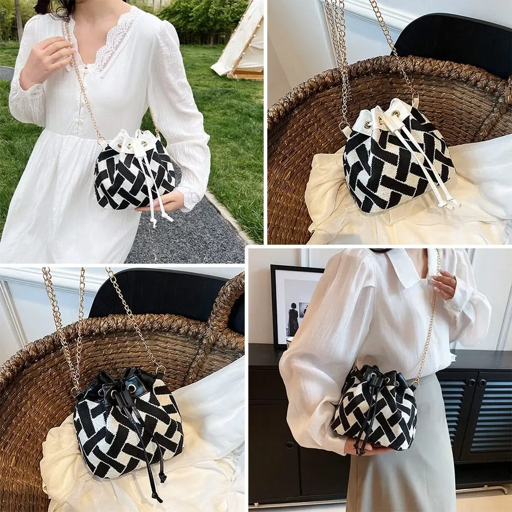 Female Small Drawstring Women Plaid Handbags Bucket Bag Shoulder Bags Crossbody Bags
Female Small Drawstring Women Plaid Handbags Bucket Bag Shoulder Bags Crossbody Bags