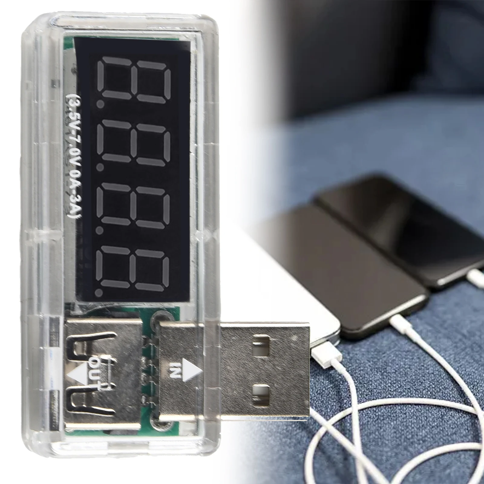 Цифровой USB-тестер напряжения, измеритель напряжения, вольтметр, амперметр, изогнутая прозрачная модель, детекторы напряжения
Цифровой USB-тестер напряжения, измеритель напряжения, вольтметр, амперметр, изогнутая прозрачная модель, детекторы напряжения