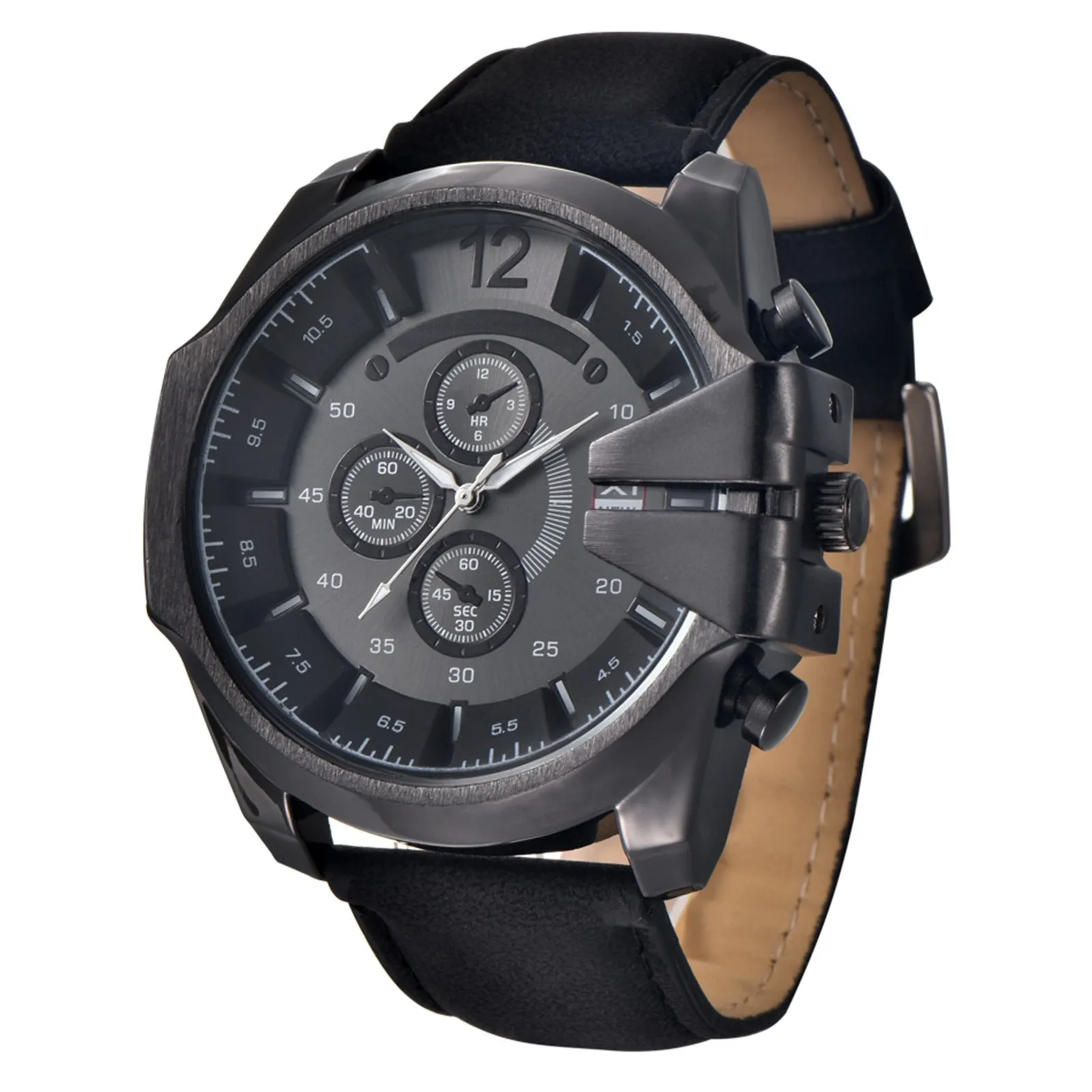 Mens Leather Business Fashion Watch Strap Watch For Gift Giving Men'S Luxury Watch Leather Strap Big Dial High Quality Watches
Mens Leather Business Fashion Watch Strap Watch For Gift Giving Men'S Luxury Watch Leather Strap Big Dial High Quality Watches