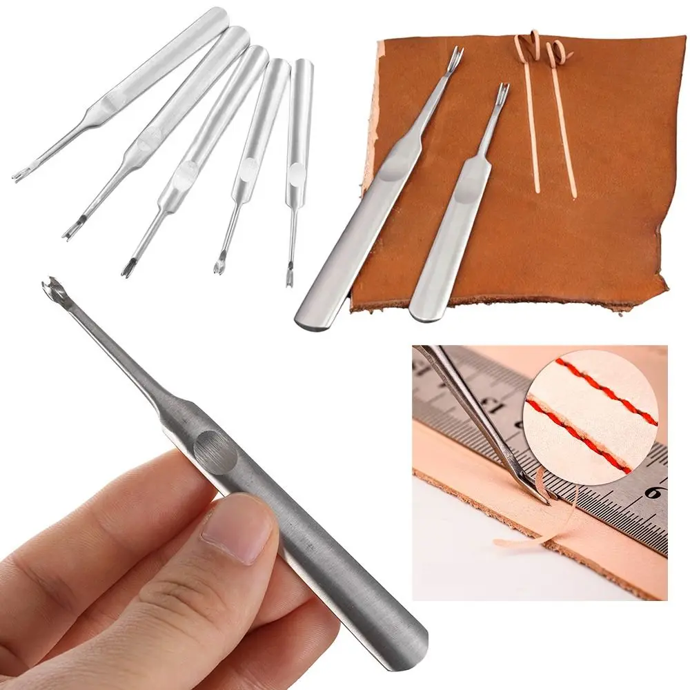 U+V Shaped Leather Punching Tool Stainless Steel Leather craft Edge Beveler S/L Groover Leather Stitching Leather Tool
U+V Shaped Leather Punching Tool Stainless Steel Leather craft Edge Beveler S/L Groover Leather Stitching Leather Tool