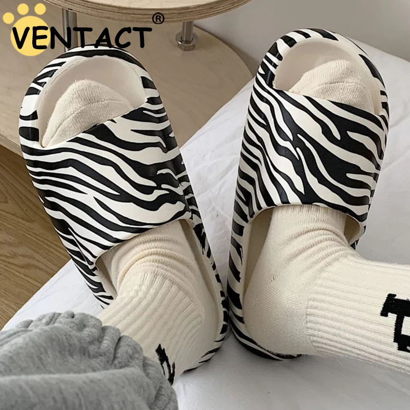 VENTACT Summer Slippers For Women Stylish Soft Sole Fashion Indoor Home Thick Bottom Waterproof Slides Zebra Pattern Flip Flops
VENTACT Summer Slippers For Women Stylish Soft Sole Fashion Indoor Home Thick Bottom Waterproof Slides Zebra Pattern Flip Flops