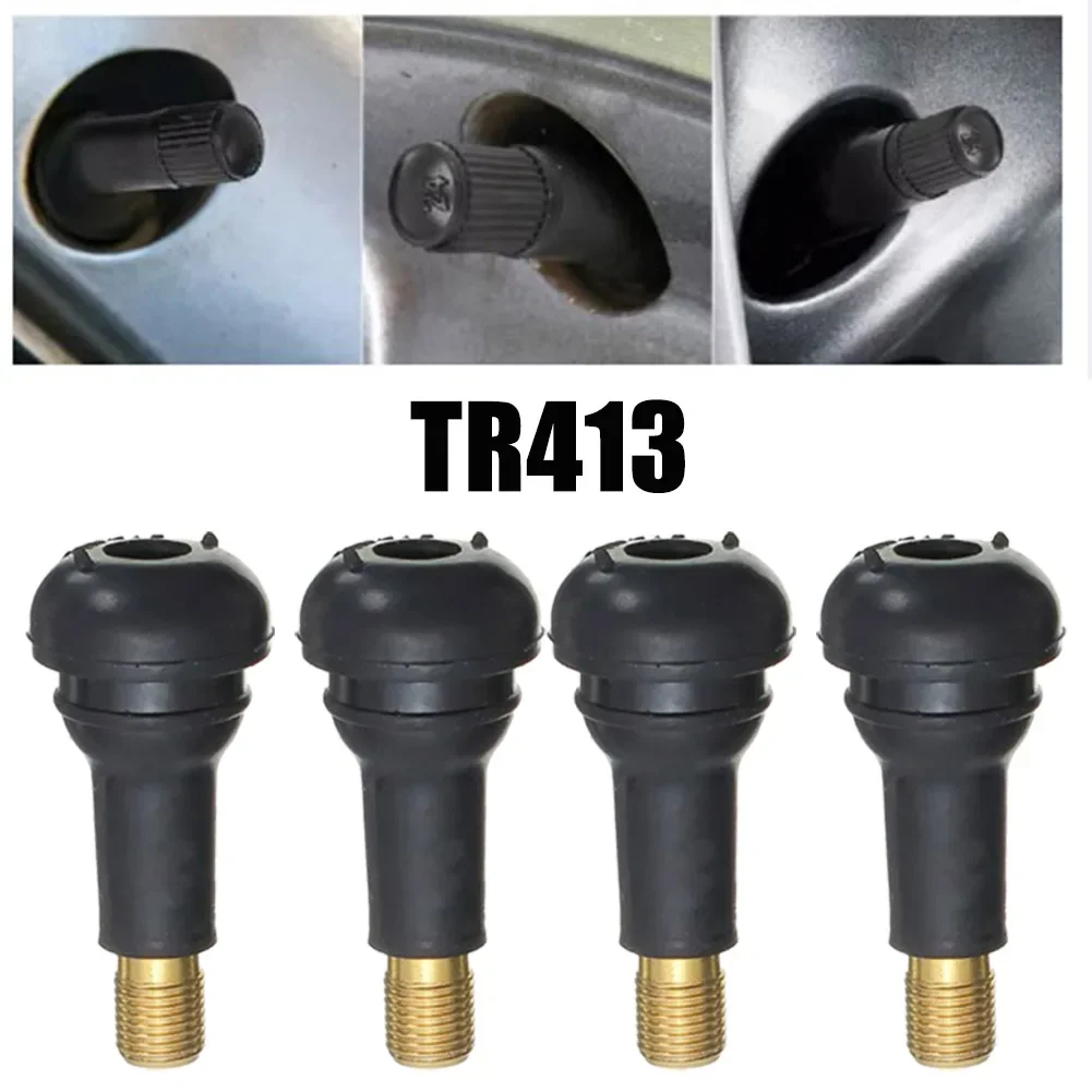4Pcs TR413 Tire Rubber Valve Snap-in Car Wheel Tyre Tubeless Tire Tyre Valve Stems Dust Caps With Valve Core Wheels Tires Parts
4Pcs TR413 Tire Rubber Valve Snap-in Car Wheel Tyre Tubeless Tire Tyre Valve Stems Dust Caps With Valve Core Wheels Tires Parts
