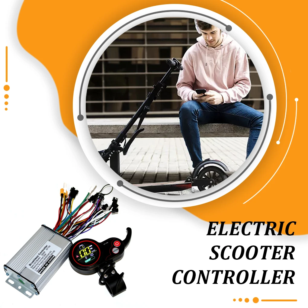 

Six Mosfet Electric Scooter Controller - PAS And Throttle Speed Limit Self-learning Wire