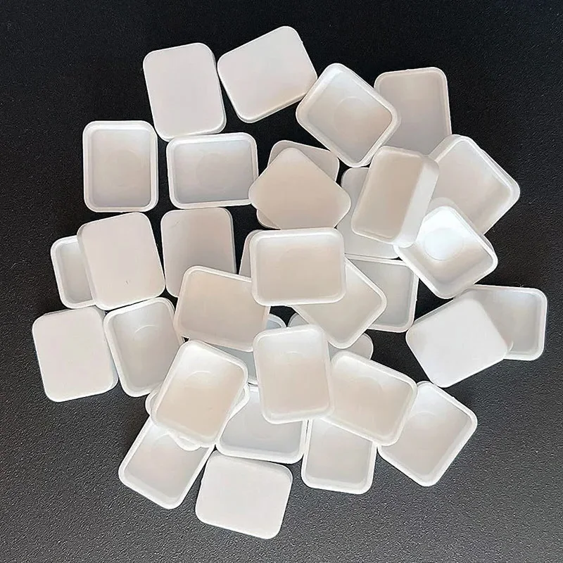 100pcs 1ml/0.03oz Plastic Empty Watercolor Paint Pans Rectangle White Pigment Pans for Watercolor Oil Paints DIY Watercolor Tin
100pcs 1ml/0.03oz Plastic Empty Watercolor Paint Pans Rectangle White Pigment Pans for Watercolor Oil Paints DIY Watercolor Tin