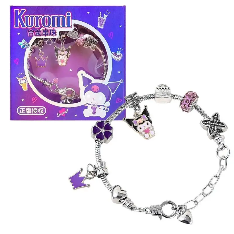 

Miniso Sanrio Bracelet Genuine Creative Animation Cute Children's Accessories Cartoon Fashion Girl Bracelet Birthday Gift