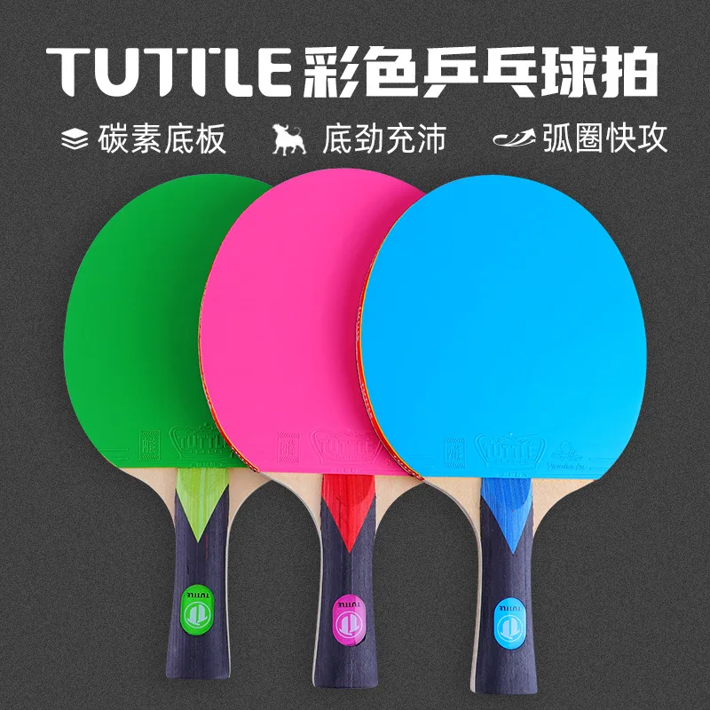 

Ping Pong Rackets Set Portable Ping Pong Racket Set Table Rackets Paddle of 2 Horizontal Grip Ping Pong Paddles 4 Balls