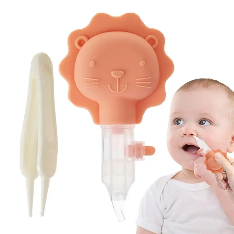 

Baby Nasal Aspirators Silent Nose Suction Booger Sucker Silicone Nose Cleaner Portable Kids Nose Cleaner For Babies Newborns