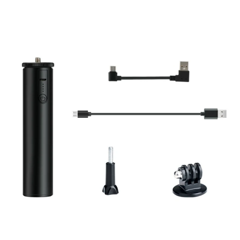 6800 мАч ручка для зарядки + 1/4 дюймовый винт USB Type-C для OSMO Pocket Gopro 9/8/7/6 экшн-камеры смартфона
6800 мАч ручка для зарядки + 1/4 дюймовый винт USB Type-C для OSMO Pocket Gopro 9/8/7/6 экшн-камеры смартфона