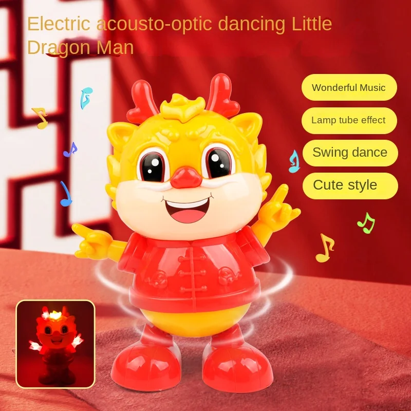 

Hot Sale of Electric Dance, Light Music, Mascot of The The Year of The Loong, Little Dragon Man, Rocking Dragon Cubs, Cute Drago