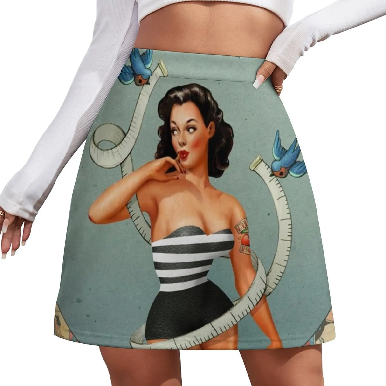 

Pin Up And Comic Mini Skirt festival outfit women korean fashion sexy short mini skirts summer dresses for women 2024