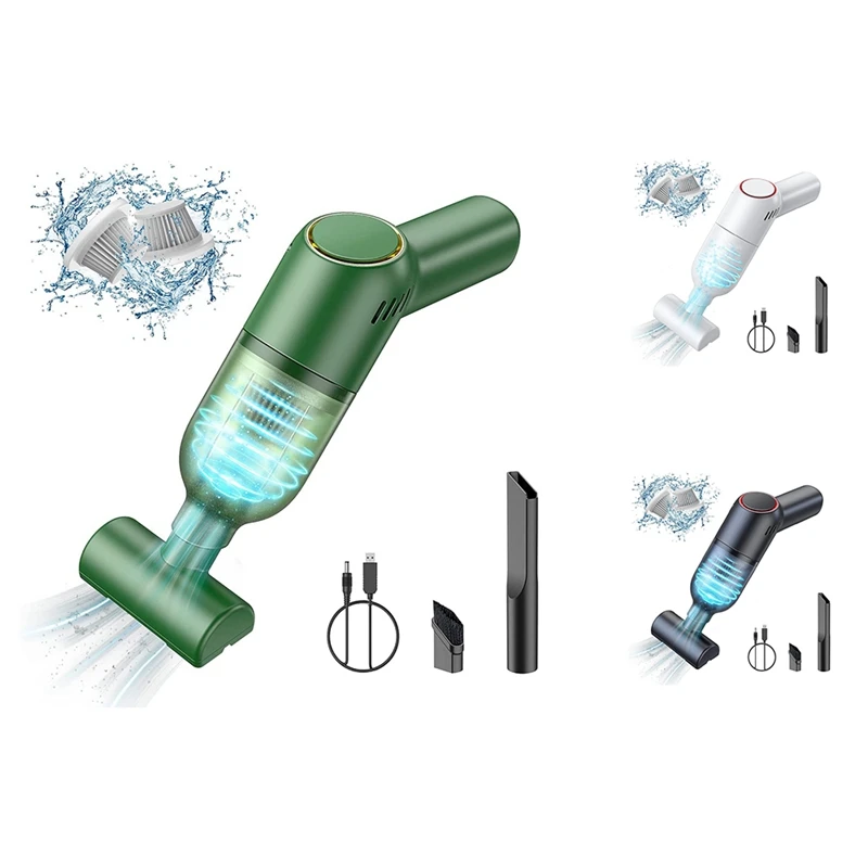 Новейший беспроводной Перезаряжаемый ручной пылесос портативный пылесос для влажной и сухой уборки автомобиля