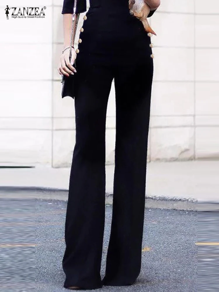 ZANZEA 2023 Autumn Office Lady Pantalon Fashion Women Elegant Solid Color Trousers High Waist Buttons Commuting Straight Pants
ZANZEA 2023 Autumn Office Lady Pantalon Fashion Women Elegant Solid Color Trousers High Waist Buttons Commuting Straight Pants