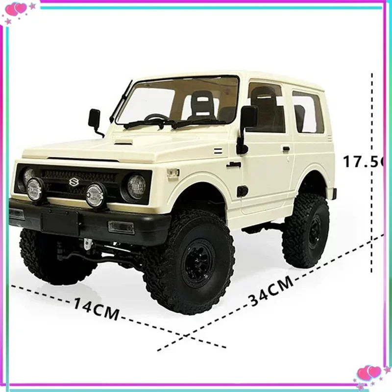 

1: 10 Naughty Dragon C74 Jimny Remote-controlled Four-wheel Drive Off-road Climbing Vehicle Full Proportion Rc Children's Toy